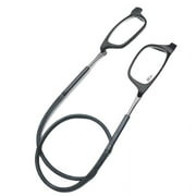 NXMY Reading Glasses Hanging Folding Magnetic Front Click Connect Neck Readers Lightweight Eyeglasses for Men and Women 3.0