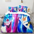 Anime Dragon Ball Bedding Set Double Size Bed Cover Cartoon Duvet Cover