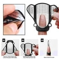 thumbnail image 6 of 20/100/500pcs Nails Art Templates Portable Transparent Manicure Nails Forms for Beginners and Professional Salon Use, 6 of 8
