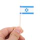 thumbnail image 2 of 100pcs Flag Picks Israel Flag Food Toothpicks Party Accessory 3.5 x 2.5 x 6.5 CM, 2 of 4