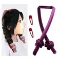 thumbnail image 4 of Rizadores de pelo sin calor, diadema con varilla para rizar el pelo para cabello Púrpura Colcomx Varilla que se encrespa, 4 of 8