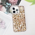 thumbnail image 2 of Compatible with iPhone 15 Pro Max Bling Diamond Case Fashion Luxury Glitter Shiny Crystal Rhinestones Case Sparkling 3D Heart Crown Flower and Butterfly Gemstone Case for Women and Girls, Gold, 2 of 14