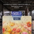 thumbnail image 3 of High Precision Body Weight Scale Smart Bathroom Scales with Large LCD Display(400lbs),Decorative for Bedroom-Colorful Poppy Field Blooming Flowers In The Sun, 3 of 4