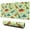 Rainbow Dinosaurs Tiny, variant on Long Mouse Pads for Desk,Red Cartoon Dinosaurs Skiing Pattern Desk Mats on Top Of Desks, Desk Mouse Pad Extra Large with 3mm Non-Slip Base and Stitched Edge for Gaming,Office,Work,Home 31.5"x11.8"