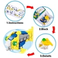 thumbnail image 3 of Juego de 24 tarjetas de San Valentín con bloques de construcción de animales marinos, 3 of 7