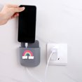 thumbnail image 3 of Alician Waterproof Mobile Phone Wall-mounted Storage Box Hole Free Back Stick Design Home Tv Air Conditioner Remote Control Storage Rack, 3 of 9
