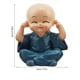 thumbnail image 5 of JM 4 Piezas Lindas Figuras de Monje Pequeña Estatua de Resina, Salvia Kung Fu Buda Artesanía Creativa Adorno como Hogar Oficina Coche Decoración IntJMior Decoración Muñecas Juguete Regalo (#1) JM, 5 of 5