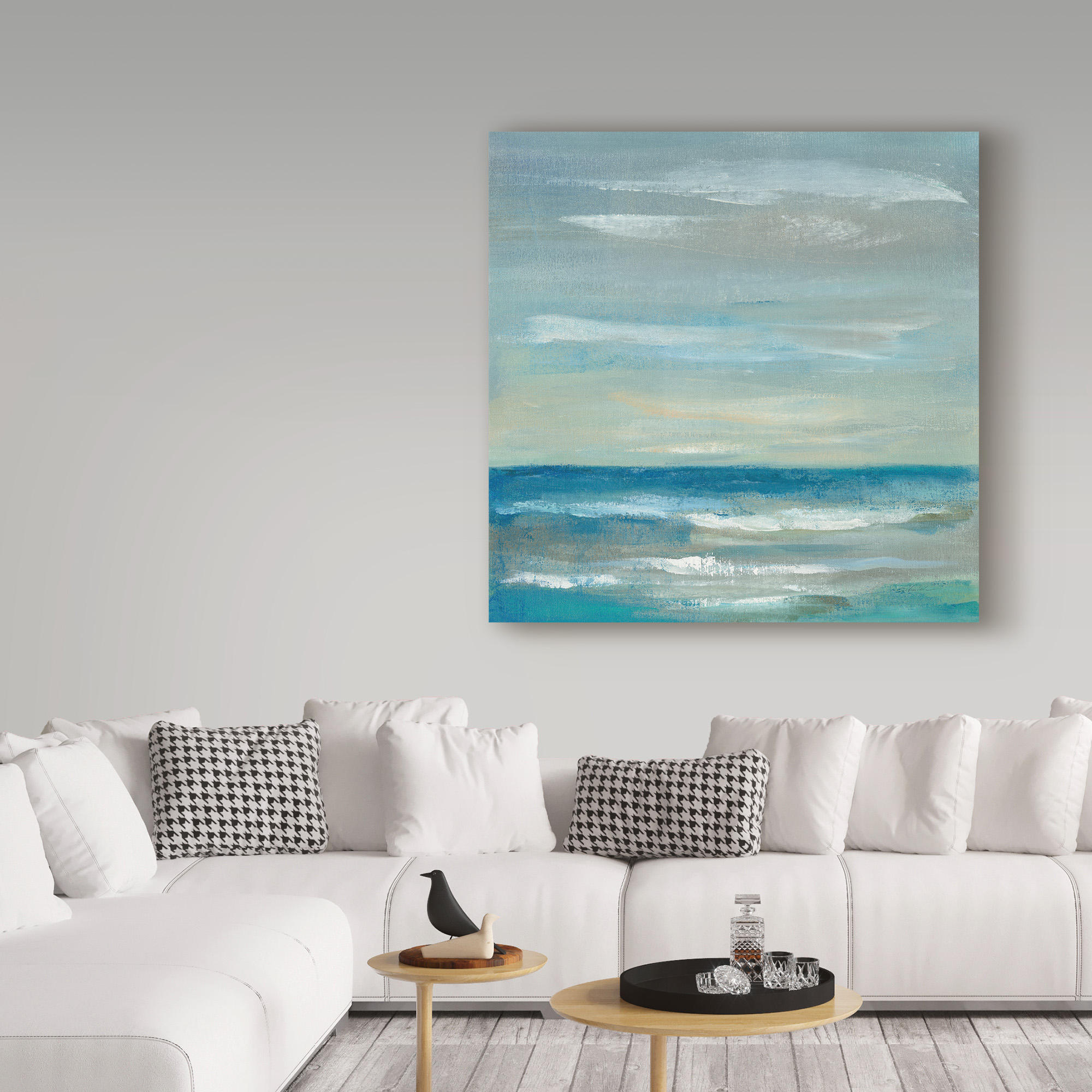 Trademark Fine Art 'Early Morning Waves II' Canvas Art by Silvia Vassileva