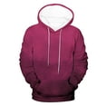 thumbnail image 6 of Enjoytime Men's Fashion Hoodies & Sweatshirts Gradient Long Sleeve Pullover Tops Casual Loose Fall Winter Plus Size Clothing Hot Pink XXL, 6 of 6