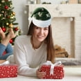 thumbnail image 5 of Green Christmas Santa Hat for Adults s Holiday Party clothes Accessory - Festive Gift Family Gathering Photo Prop Decoration(L), 5 of 6