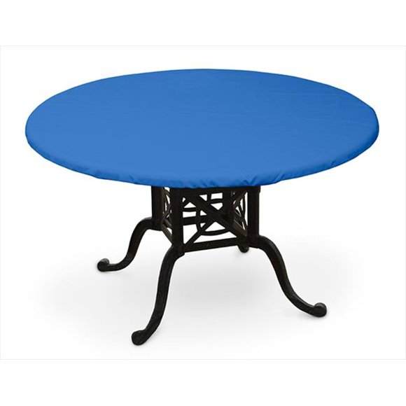 KoverRoos O7420 Weathermax 38 in. Round Table Top Cover&#44; Pacific Blue - 42 Dia in.