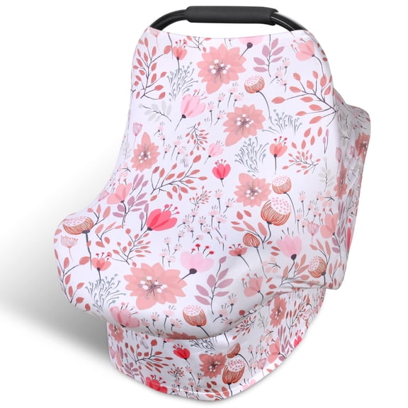 Baby car seat contact shield, nursing cover, multi-functional baby car seat sunshade, suitable for newborn carriers/strollers/shopping carts, baby christening gift for boys and girls.