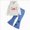 A58-I, variant on Gibobby Girls Clothes 3T Girls 2PCS Fall Winter Outfits Set Toddler Girls Long Sleeve Top Pants Set(5-6 Years,I)