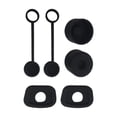 thumbnail image 4 of Juego de tapones de silicona para derrames, tapón de fugas, tapas de boquilla, accesorios para tazas, tapa, protector de polvo Negro, 4 of 9