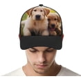 thumbnail image 4 of Cute Golden Retriever Puppy Baseball Cap Classic Golf Cap Soft Dad Hat Multicolor Adjustable Low Profile Hat Unisex, 4 of 6