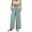 Blue, variant on qolati Wide Leg Pants Women 2024 Summer Trendy Casual Flowy Lounge Trousers Dressy Smocked High Waisted Palazzo Beach Pants with Pockets