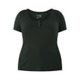 thumbnail image 5 of Terra & Sky Women’s Plus Rib Tee, Sizes 0X-5X, 5 of 5