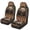 Aztec Brown Bear Print, variant on Binienty Aztec Black Bear Auto Seat Covers Front Seats Stretchy Fabric Car Seat Covers Airbag Safe Patriotic Automotive Accessories for Cars SUV Truck Van
