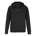 thumbnail image 3 of Iyufng Mens Hooded Sweatshirts,Hoodies for Men with Zipper,Long Sleeve Solid Color Lapel Button Fashion Fallow T-Shirt Tops,Mens Hoodies Pullover, 3 of 5