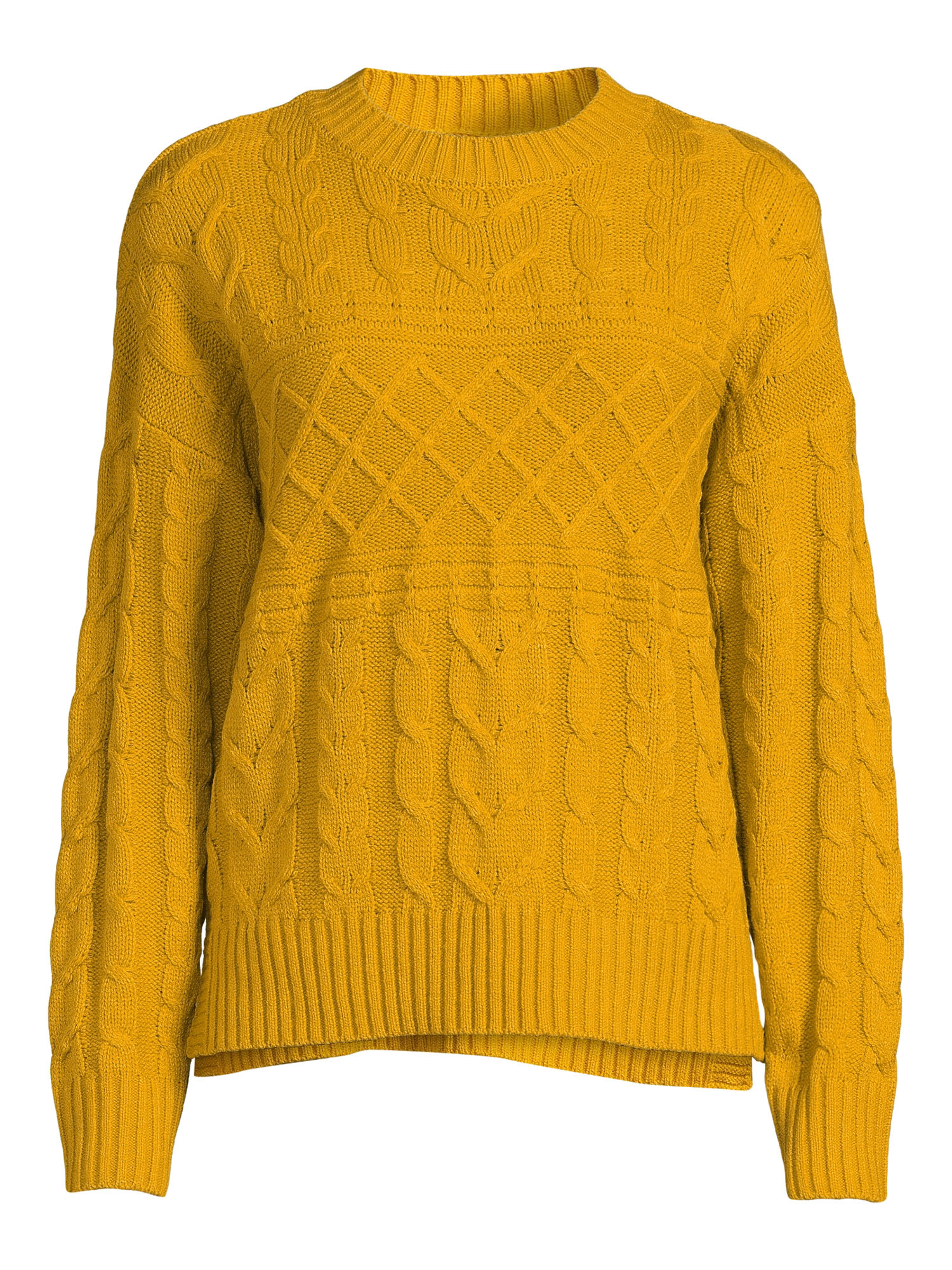 Time and Tru Women's Mixed Stitch Sweater - image 5 of 5
