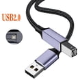 thumbnail image 2 of USB 2.0 to USB B Cable, USB Type B to USB 2.0 for PC, Laptop, Printer, Scanner Controller, 2 of 9