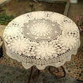 thumbnail image 3 of Cotton Handmade Crochet Lace Tablecloth Doilies Doily,Round, 3 of 4