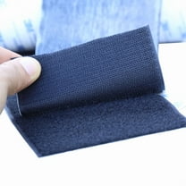 Extra Wide Black Hook & Loop Tape - 110mm x 1M Heavy Duty, Heat/Water Resistant, No Residue for Auto & Home