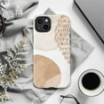 thumbnail image 5 of Neutral Abstract Earth Tone Phone Case – Minimalist Modern Aesthetic Phone Cover for iPhone 16 15 14 13 12 11 Pro Max, 5 of 6