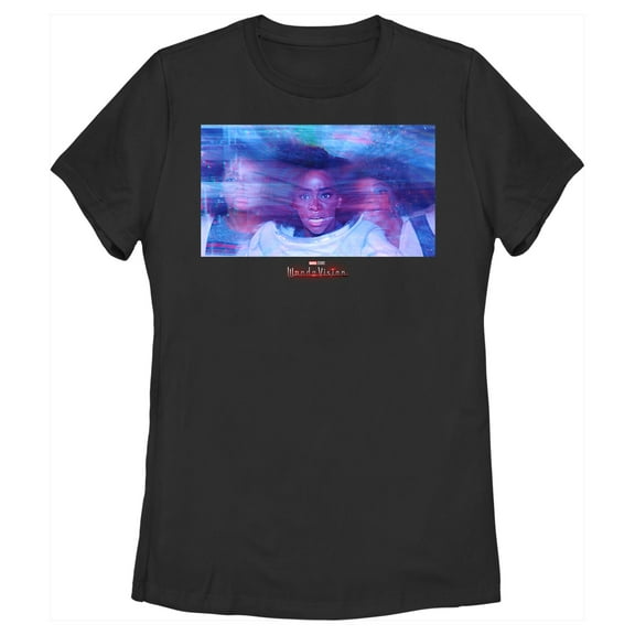 Women's Marvel WandaVision Monica Rambeau Energy  Graphic Tee Black Large