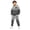 10-Light Gray, variant on OOOUM Kids Sweatsuit Letter Graphic Hoodie And Jogger Pants 2 Piece Boy Casual Tracksuit Set , 5-6 Years