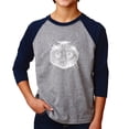 thumbnail image 1 of Boy's Raglan Baseball Word Art T-shirt - Siamese Cat, 1 of 2