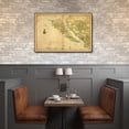 thumbnail image 3 of 24" x 36" California as an Island c1650 Vintage Map Wall Art, 3 of 4