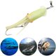 thumbnail image 5 of Accesorios de cebo de pesca con señuelo de falda de calamar luminoso para agua salada (luz blanca), 5 of 5