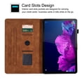 thumbnail image 7 of GSFY Case for Lenovo Tab P11 Plus 2021 (TB-J616F/J616X), PU Leather Smart Shell Flip Stand Cover with Auto Sleep/Wake for Lenovo Tab P11 Plus 2021/ Tab P11 2020 (TB-J606F/J606X) 11 inch, Brown Tree, 7 of 7