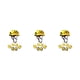 thumbnail image 5 of Juego de casco con ruedas Bearachild para niños con rodillera y codera ajustables color Amarillo, 5 of 6