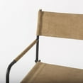 thumbnail image 4 of Tan Leather Director's Chair Bar Stool, 4 of 9