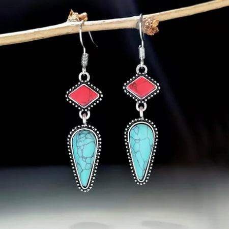 Simple Quality Women 925 Silver Cubic Zirconia Wedding Jewelry Drop Earrings Gifts-Silver[t009]