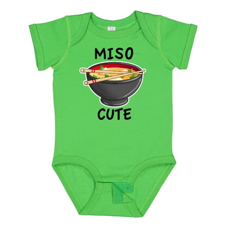 

Inktastic Miso Cute with Miso Soup Gift Baby Boy or Baby Girl Bodysuit