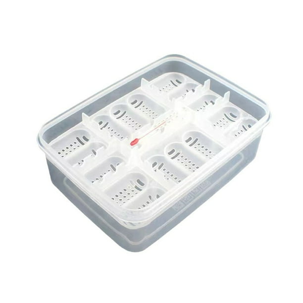 Billuyoard Incubadoras de huevos de alta transparencia para incubar huevos de serpiente, incubadoras de huevos para incubar huevos, etc. Incubadoras de huevos
