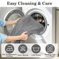 thumbnail image 5 of WETRBWEH Couch Cover for Dogs Pet Friendly, Machine Washable Couch Covers, Non Slip Sofa Cover, Couch Blanket with Tassel Pet Cushion Cover, 71"x102", Dark Grey, 5 of 8