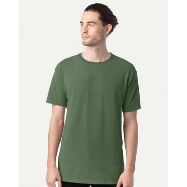 Hanes Men's Garment-Dyed T-Shirt-MOSS-3XL