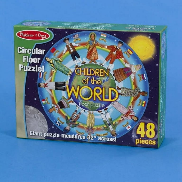 Melissa & Doug Children of the World Jumbo Jigsaw Floor Puzzle (48