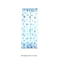 thumbnail image 4 of Yhmxh Outdoor Floral Sheer Curtain Panel, Rod Pocket Light Filtering Semi Transparent Waterproof Drape, Sunflower Pattern Breathable Privacy Curtain for Patio, Porch, Balcony, 1 Panel 39.37x78.74in, 4 of 6