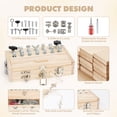 thumbnail image 5 of Vanplay Busy Board Toys for 3-5 Year Olds – Montessori Screwdriver Board Set with Lock and Key, Wooden Kid Tool Set for Boys, Birthday Gift for 3 Year Old, 5 of 7