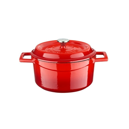 

Lava Enameled Cast Iron Dutch Oven 3 Qt. Round with Trendy Lid