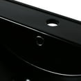 thumbnail image 4 of 24" Ceramic Sink In Black, 4.72" Inner Depth, 0.81" Countertop, Quality Built Black Basin, Internal Modern Look, 4 of 4