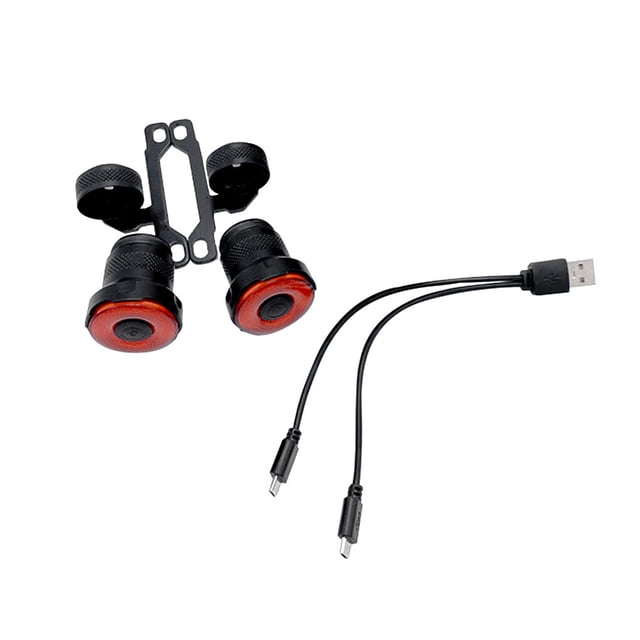 Naiovety Paquete de 2 luces con sensor de monopatín, lámparas de rueda de monopatín de seguridad recargables, luz trasera automática para Patinetes eléctricos Luz de la cola