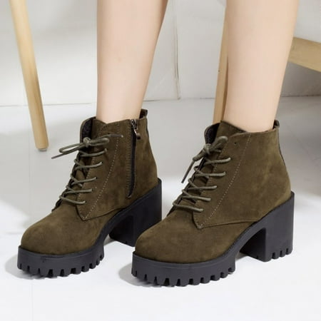 

Hunpta Boots For Women Autumn Winter Ankle Boots Short Shoes Snow Boots