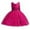 Hot Pink, variant on Zwiiyzr Toddler Kids Girls Birthday Dresses Tutu Tulle Dress Net Yarn Embroidery Flowers Mesh Party Gown Long Dresses Hot Pink