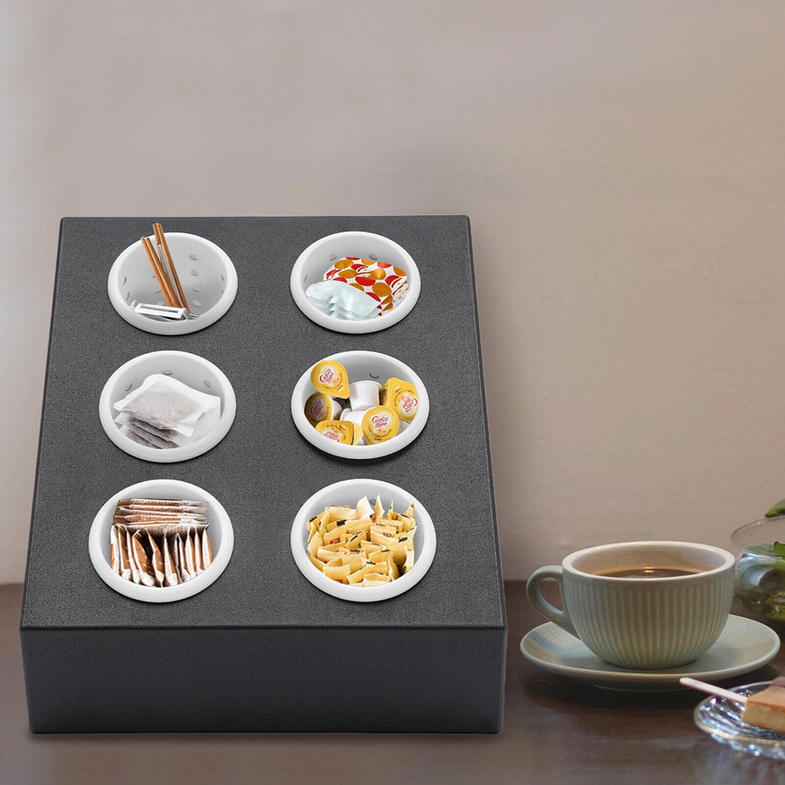 6-Compartment Kitchen Utensil Holder, Kitchen Caddy, Utensil Organizer, Modern